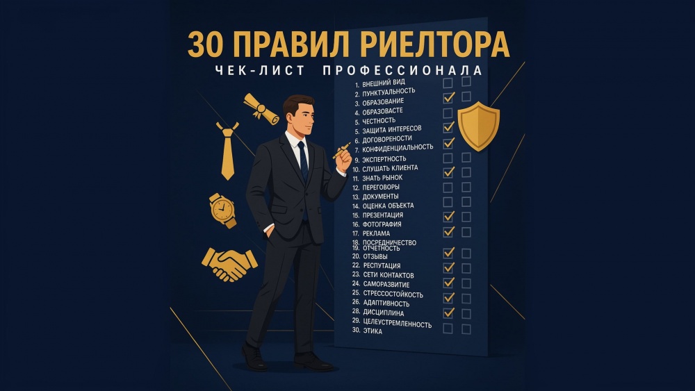 30 правил профессионального риелтора: от внешнего вида до ответственности